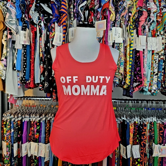 "Off Duty Momma" Tank Top - Picture 1 of 6